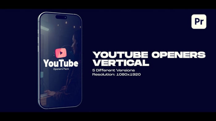 Video Openers for YouTube Intros After Effects & Premiere Pro Envato